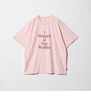 <NICE WEATHER>タイポグラフィ Tシャツ