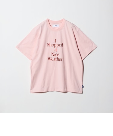 <NICE WEATHER>タイポグラフィ Tシャツ