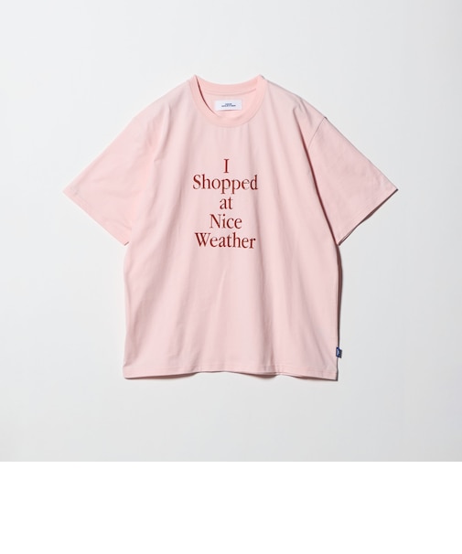 <NICE WEATHER>タイポグラフィ Tシャツ