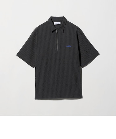 <NICE WEATHER>ハーフジップ ショートスリーブ シャツ