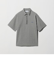 ＜NICE WEATHER＞ハーフジップ ショートスリーブ シャツ