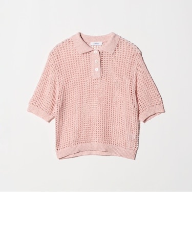 <NICE WEATHER>メッシュ ショートスリーブ ポロシャツ