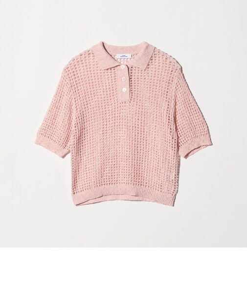 <NICE WEATHER>メッシュ ショートスリーブ ポロシャツ