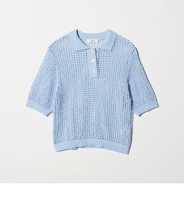 <NICE WEATHER>メッシュ ショートスリーブ ポロシャツ