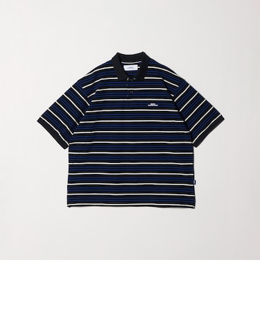 ＜NICE WEATHER＞ボーダー ショートスリーブ ポロシャツ