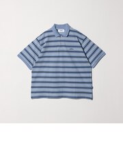 <NICE WEATHER>ボーダー ショートスリーブ ポロシャツ