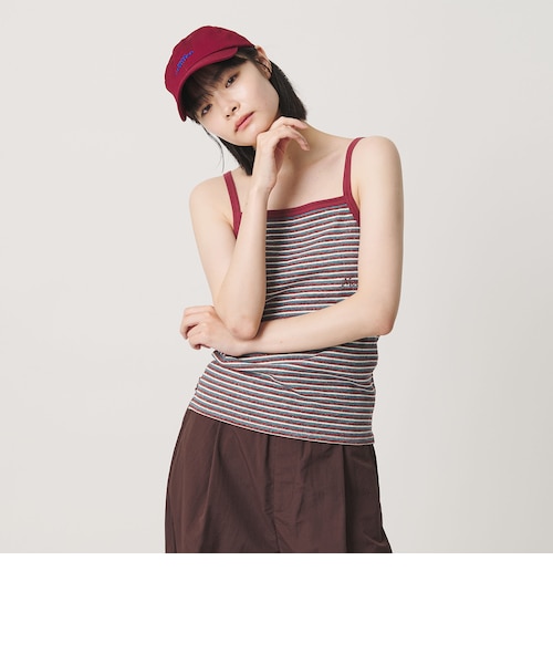 UNITED ARROWS モールボーダー キャミソール ブラウス S36 