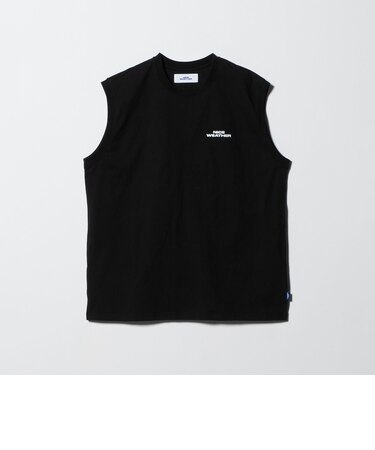 ＜NICE WEATHER＞ロゴ スリーブレスTシャツ