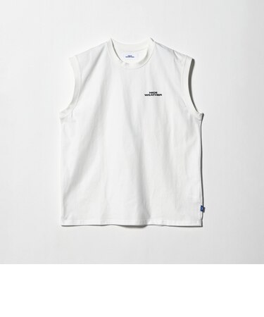 ＜NICE WEATHER＞ロゴ スリーブレスTシャツ