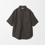 ライト リネンタッチ キャンプカラー シャツ FORM型