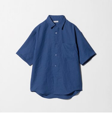 ライト リネンタッチ キャンプカラー シャツ FORM型