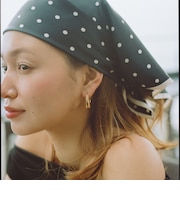 ＜33×by Preek＞ボリューム フープ ピアス