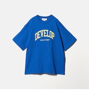 【別注】＜Americana＞プリント ビッグTシャツ/コバルト