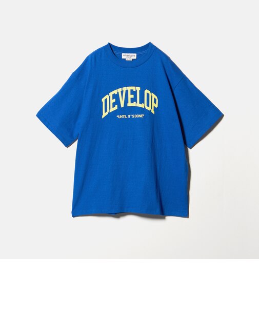 【別注】＜Americana＞プリント ビッグTシャツ/コバルト