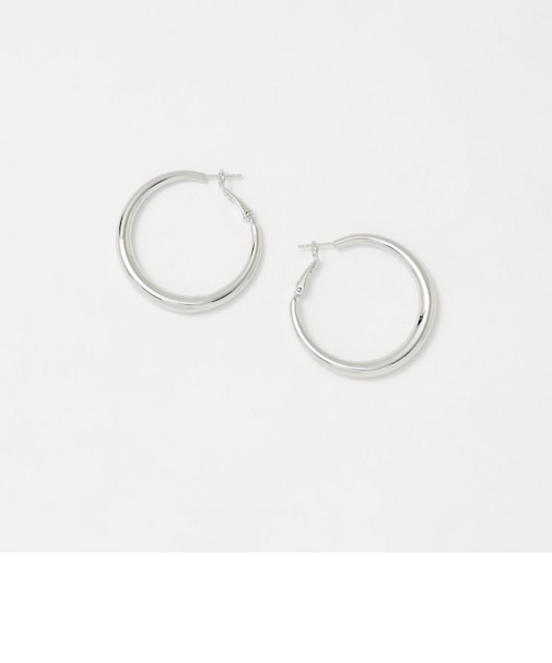 ボリューム ライン フープピアス