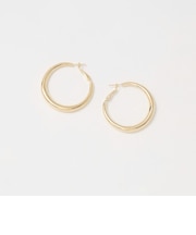 ボリューム ライン フープピアス