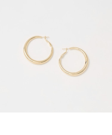 ボリューム ライン フープピアス