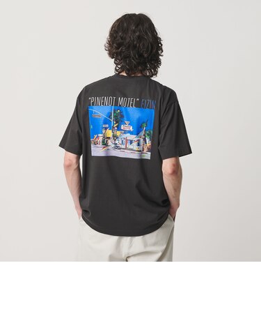 【別注】<EIZIN SUZUKI>PINENOT MOTEL プリント Tシャツ