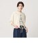 【WEB限定 Wardrobe DAILY MINIMAL】ハーフスリーブ シアーカーディガン ウォッシャブル