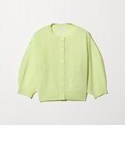 【WEB限定 Wardrobe DAILY MINIMAL】ハーフスリーブ シアーカーディガン ウォッシャブル