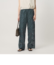 【WEB限定 Wardrobe DAILY MINIMAL】レース イージーパンツ ウォッシャブル