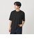 リネン テクスチャード クルーネック Tシャツ