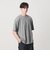 リネン テクスチャード クルーネック Tシャツ