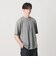 リネン テクスチャード クルーネック Tシャツ