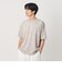 リネン テクスチャード クルーネック Tシャツ