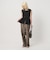【WEB限定 Wardrobe DAILY MINIMAL】ペプラム2WAY ノースリーブリブニット ウォッシャブル