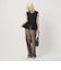 【WEB限定 Wardrobe DAILY MINIMAL】ペプラム2WAY ノースリーブリブニット ウォッシャブル