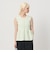 【WEB限定 Wardrobe DAILY MINIMAL】ペプラム2WAY ノースリーブリブニット ウォッシャブル