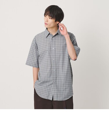 <NICE WEATHER>チェックショートスリーブシャツ