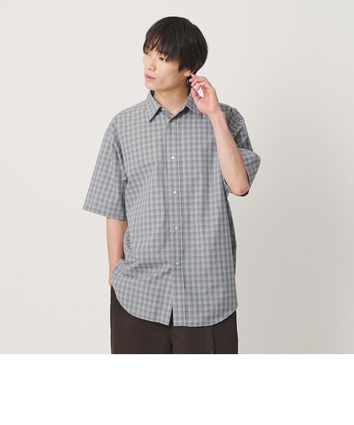 <NICE WEATHER>チェックショートスリーブシャツ