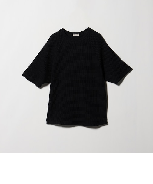 ビッグ ワッフル クルーネック ショートスリーブ Tシャツ