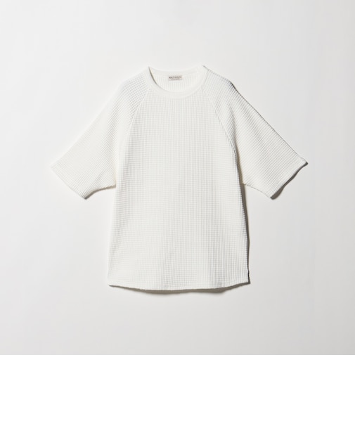 ビッグ ワッフル クルーネック ショートスリーブ Tシャツ