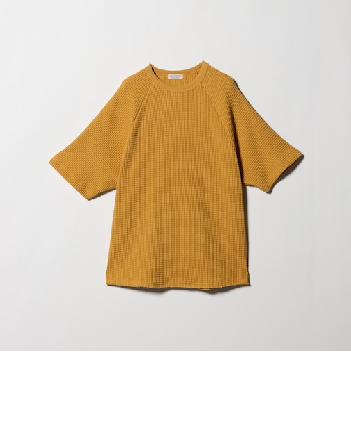 ビッグ ワッフル クルーネック ショートスリーブ Tシャツ