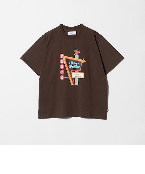 ＜NICE WEATHER＞FRESNOプリント Tシャツ