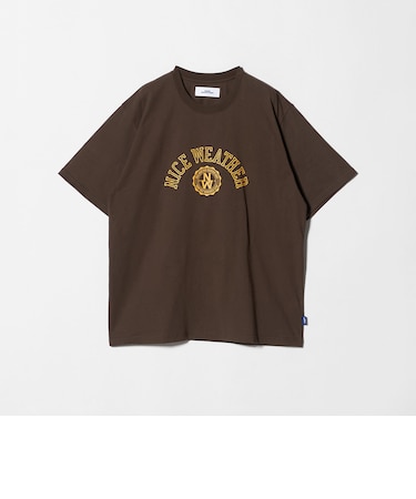 ＜NICE WEATHER＞ロゴプリント Tシャツ