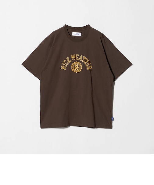 ＜NICE WEATHER＞ロゴプリント Tシャツ
