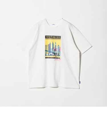 <NICE WEATHER>NYCプリント Tシャツ