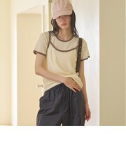 【WEB限定】キャミソール＆ショートスリーブ ループニットプルオーバー ウォッシャブル