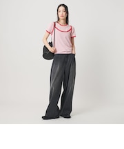 【WEB限定】キャミソール＆ショートスリーブ ループニットプルオーバー ウォッシャブル