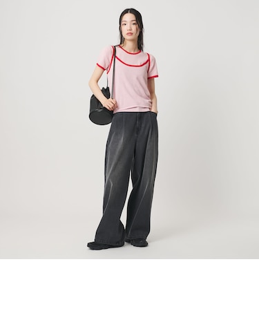 【WEB限定】キャミソール＆ショートスリーブ ループニットプルオーバー ウォッシャブル