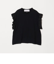 ＜dahl’ia＞フリル ショートスリーブ Tシャツ