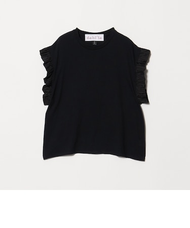 ＜dahl’ia＞フリル ショートスリーブ Tシャツ