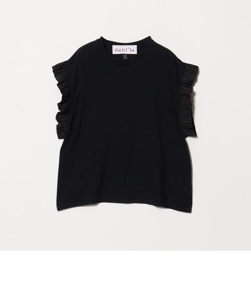 ＜dahl’ia＞フリル ショートスリーブ Tシャツ