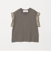 ＜dahl’ia＞フリル ショートスリーブ Tシャツ