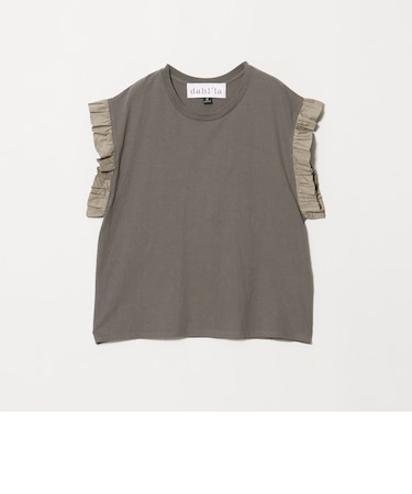 ＜dahl’ia＞フリル ショートスリーブ Tシャツ