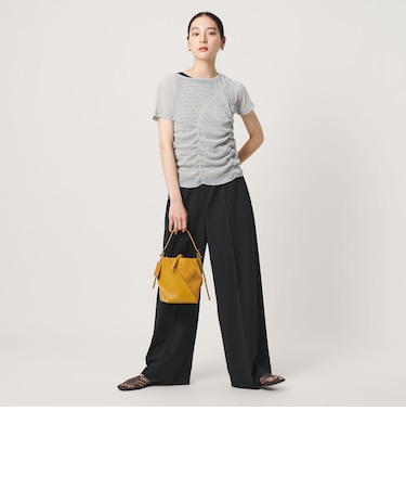 シャーリング メッシュ Tシャツ